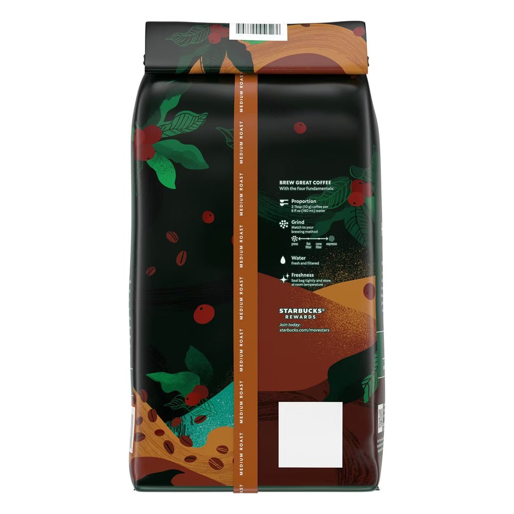 Starbucks House Blend Medium Roast Whole Bean Coffee - 32 oz - 4 Pack