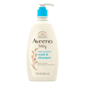 Aveeno Baby Wash & Shampoo – 18 oz – 12 Pack