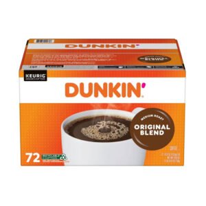 Dunkin' Donuts Medium Roast K-Cup Coffee Pods, Original Blend, 72 ct.