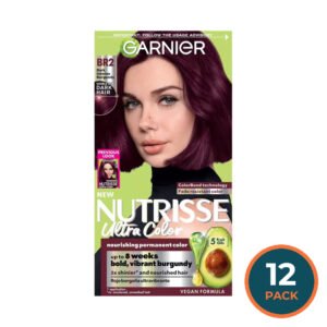 Garnier Nutrisse Ultra Bold Hair Color – BR2 Burgundy – 12 Pack
