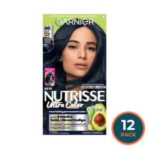 Garnier Nutrisse Ultra Color Hair Color – Dark Intense Indigo – 12 Pack