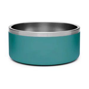 Gteller Stainless Steel Double Wall Dog Bowl 64 oz, Green