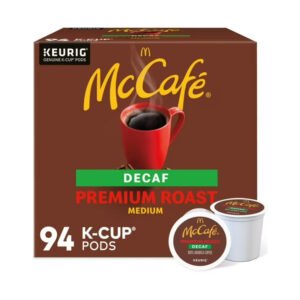 McCafe Decaf Premium Medium Roast K-Cup Coffee Pods, 94 ct.