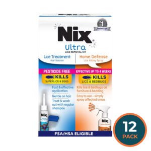 Nix Ultra Lice Removal Kit – 2 Count – 12 Pack