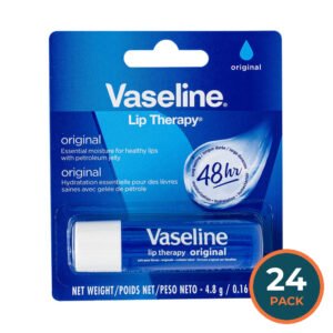 Vaseline Lip Therapy Stick, 0.16oz - 24 Pack