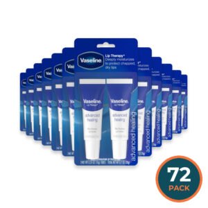 Vaseline Lip Therapy Tube Regular 0.35oz, 2ct - 72 Pack
