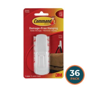 3M Command Large Hook, 1pk - 36 Pack