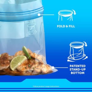 Ziploc Pint Freezer Bags, 20ct - 12 Pack