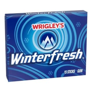 Wrigley's Winterfresh Mint Chewing Gum – 15 sticks each  - 10 packs