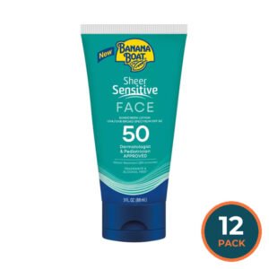 Banana Boat Sheer Sense Face SPF50 - 3oz - 12 Pack
