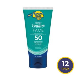 Banana Boat Sheer Sense Face SPF50 - 3oz - 12 Pack