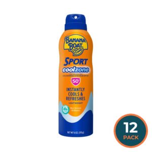 Banana Boat Sport CoolZone Sunscreen Spray SPF50 - 6oz - 12 Pack