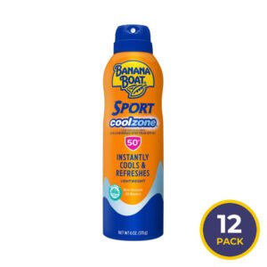 Banana Boat Sport CoolZone Sunscreen Spray SPF50 - 6oz - 12 Pack