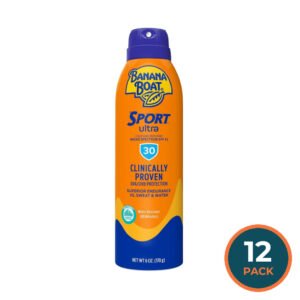 Banana Boat UltraMist Sport Sunscreen Spray SPF30 - 6oz - 12 Pack