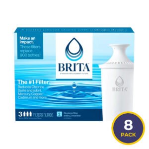 Brita Standard Replacement Water Filter, 3 Ct-  8 Pack