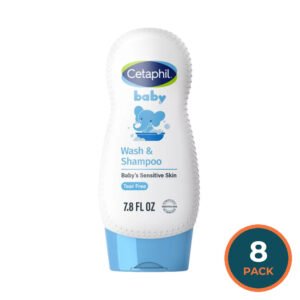 Cetaphil Baby Wash & Shampoo, 7.8oz - 8 Pack