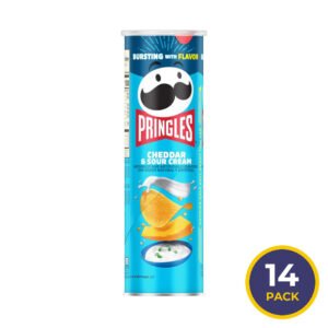 Pringles Cheddar Sour Cream Potato Crisps - 5.5oz - 14 Pack