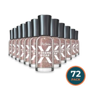 Sally Hansen Xtreme Wear Hard As Nails, Strawberry - 0.4oz - 72 Pack