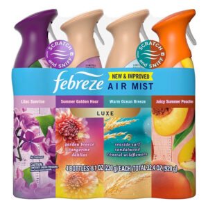 Febreze Air Freshener Spray Spring Scent Mix - 8.1 oz - 4 ct