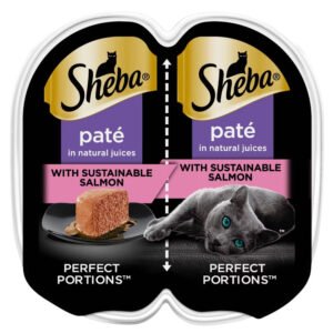 Sheba Perfect Portions Wet Cat Food Pate with Salmon 2.6 oz - 24 Pack