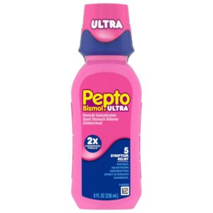 Pepto-Bismol Maximum Strength Liquid Digestive Support - 8 fl oz - 12 Pack