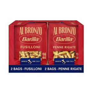 Barilla Al Bronzo Penne Rigate & Fusilloni, 4pk - 16oz