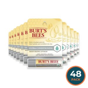 Burt’s Bees Lip Balm, Ultra Conditioning, 0.15 oz - 48 Pack