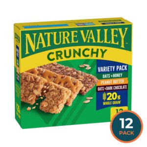 Nature Valley Crunchy Granola Bars Variety Pack 6 Two-Bar Pouches - 12 Ct - 12 Pack Case