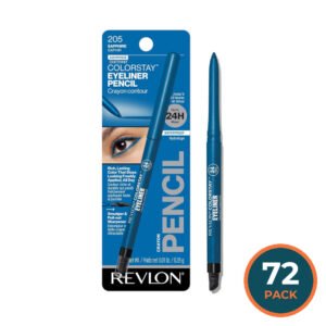 Revlon ColorStay Eyeliner Pencil, Sapphire, Waterproof, Up to 24 Hour Wear - 72 Pack