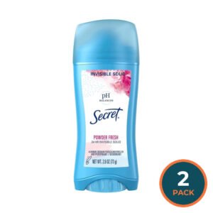 Secret Powder Fresh Invisible Solid Antiperspirant & Deodorant - 2.6oz - 2 pack - OPEN BOX