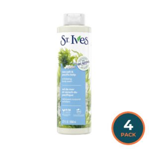 St. Ives Sea Salt Exfoliating Body Wash - 22oz - 4 Pack