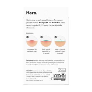 Hero Cosmetics Mighty Patch Micropoint for Blemishes, 8 Ct - 24 Pack