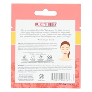 Burt's Bees Rejuvenating Single-Use Eye Mask - 48 Pack