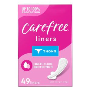 Carefree Unwrapped Unscented Panty Liners - 49 Ct - 12 Pack