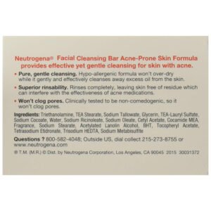 Neutrogena Acne-Prone Skin Formula Cleansing Bar - 3.5 oz - 24 Pack