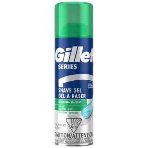 Gillette Series Sensitive Skin Shave Gel with Aloe - 7 oz - 12 Pack