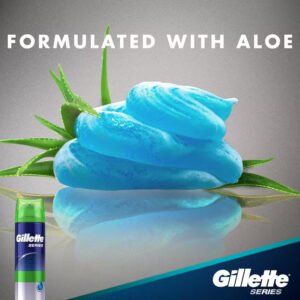 Gillette Series Sensitive Skin Shave Gel with Aloe - 7 oz - 12 Pack