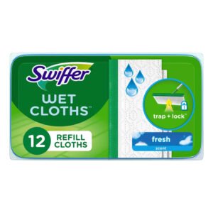 Swiffer Wet Mopping Cloth Refills 12 Ct - 6 Pack Case