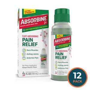 Absorbine Jr. Original Pain Relief Liquid - 4 oz - 12 Pack