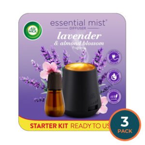 Air Wick Essential Mist Lavender Almond Kit - 3 Pack