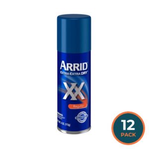 Arrid Extra Extra Dry Regular Aerosol Antiperspirant Deodorant, 4 oz - 12 Pack