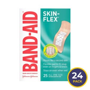 Band-Aid Skin-Flex One Size Bandages - 25 Ct - 24 Pack