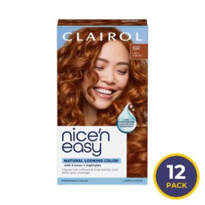 Clairol Nice'n Easy 6R Light Auburn Permanent Hair Color Kit - 12 Pack
