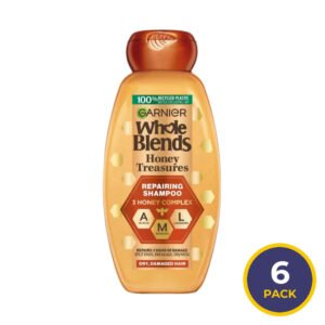 Garnier Whole Blends Honey Treasures Repairing Shampoo 12.5 oz - 6 Pack