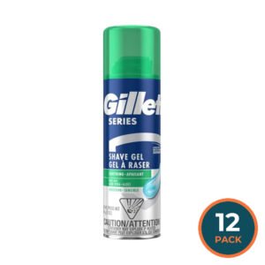 Gillette Series Sensitive Skin Shave Gel with Aloe - 7 oz - 12 Pack