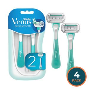 Gillette Venus Embrace Sensitive Razors - 2 Ct- 4 Pack