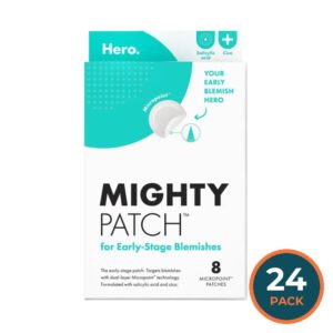 Hero Cosmetics Mighty Patch Micropoint for Blemishes, 8 Ct - 24 Pack