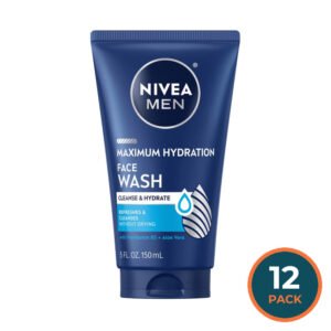 NIVEA MEN Maximum Hydration Face Wash, 5 oz - 12 Pack