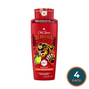 Old Spice Bearglove Body Wash - 24 oz - 4 Pack