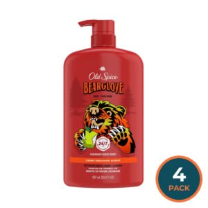 Old Spice Bearglove Body Wash Pump Bottle - 33.4 oz - 4 Pack